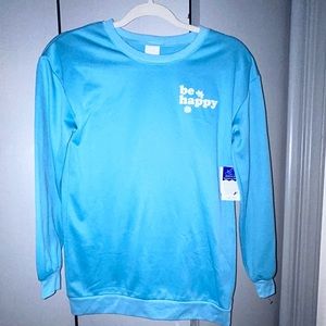 Jellifish kids' be happy sweat shirt top NWT 14
